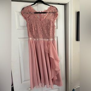 Pink Lace Dress